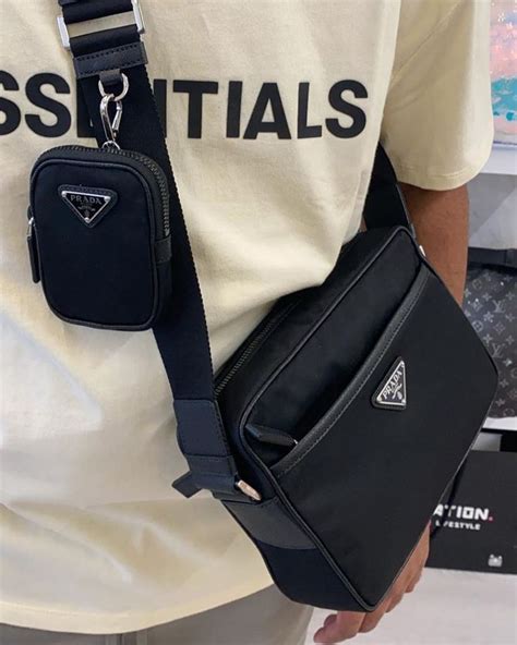 prada shoulder bag mens|prada men's cross body bag.